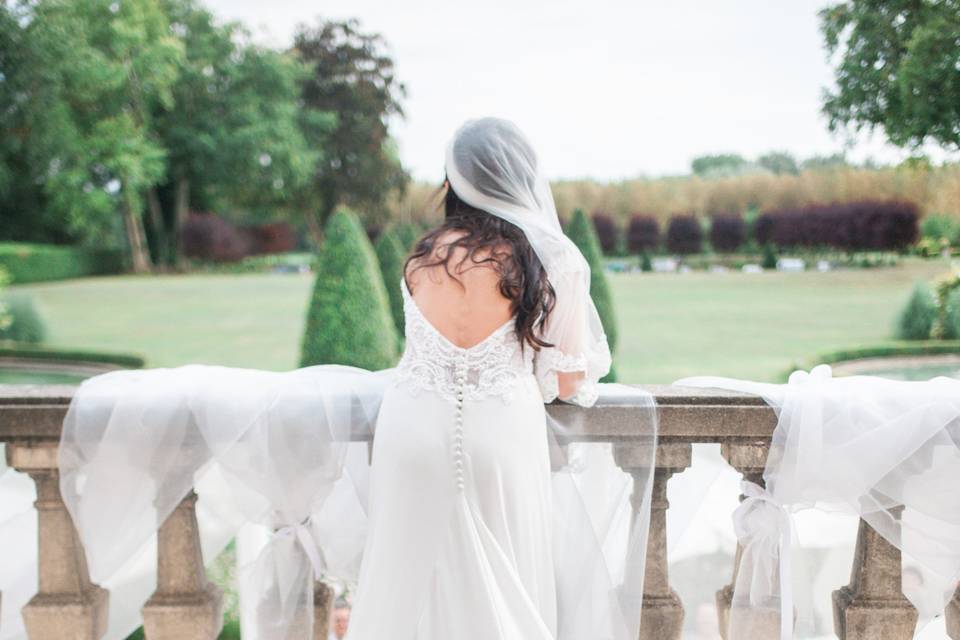 La mariée au balcon