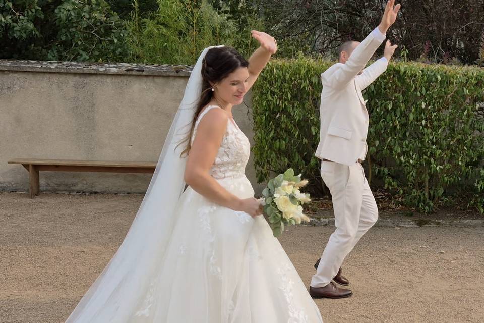 Arrivée des mariés