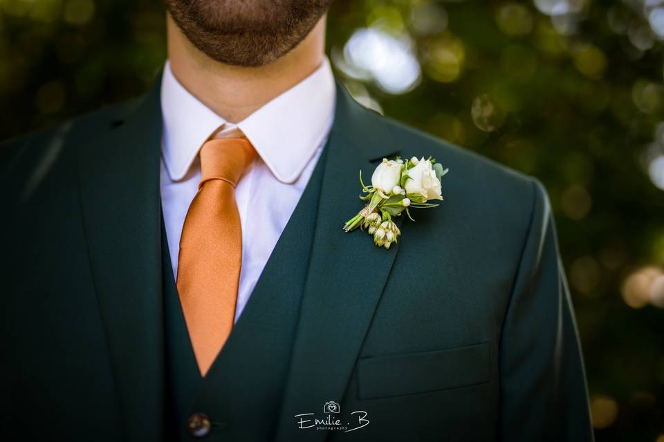 Boutonnière marié