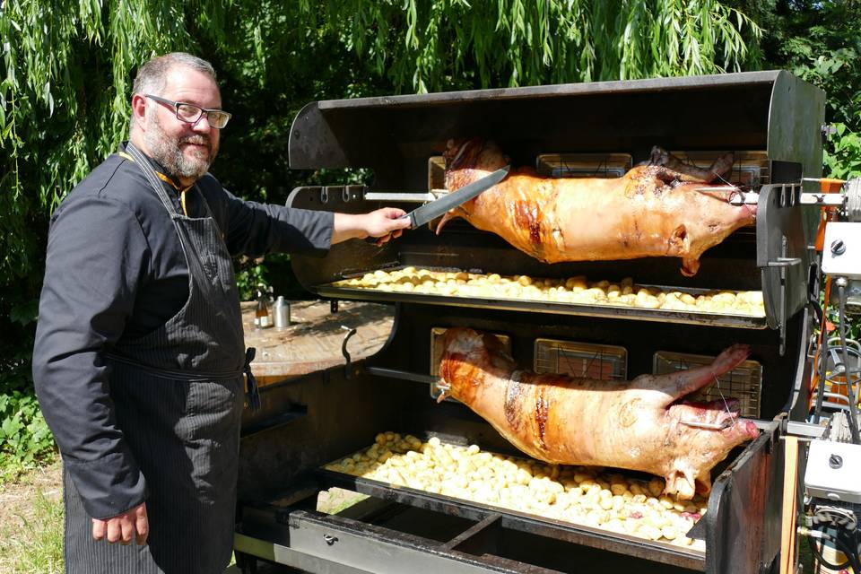 Au cochon à la broche