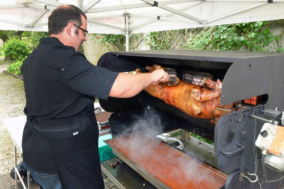 Au cochon à la broche