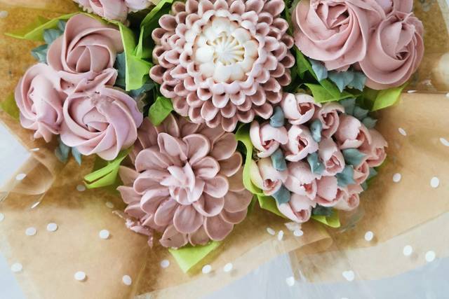Bouquet de cupcakes