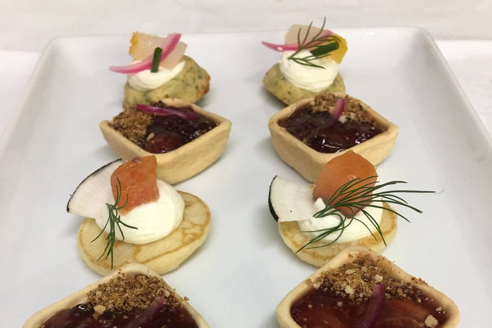 Assiette pièces cocktails