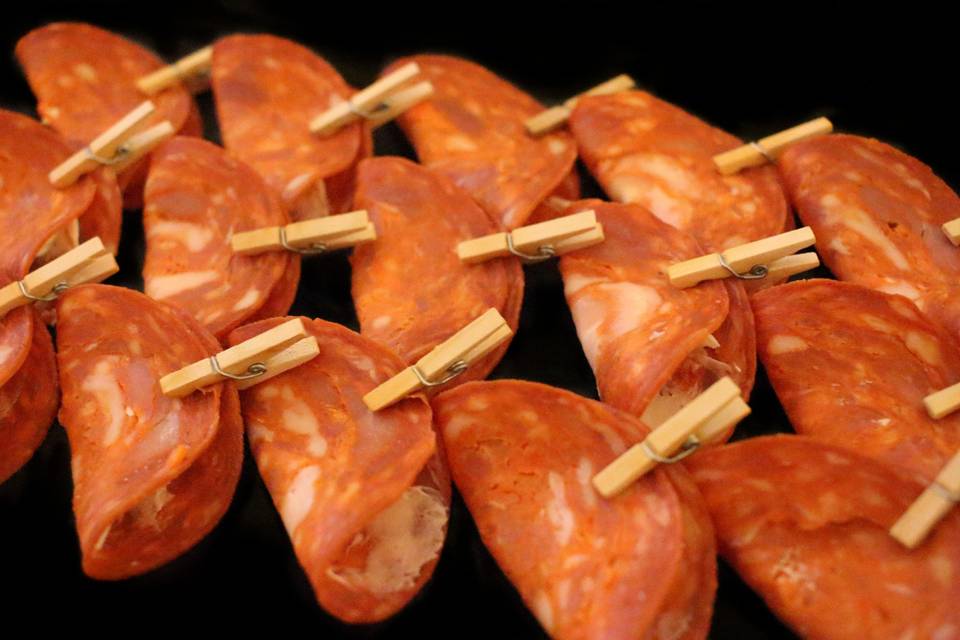 Chorizo en épingle