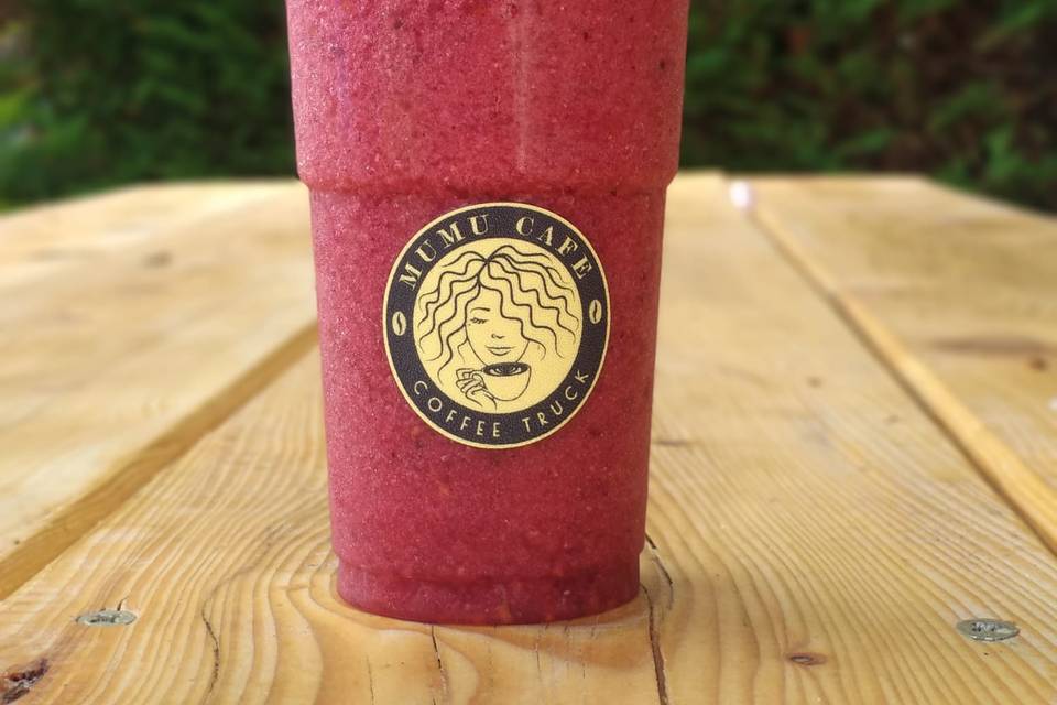 Smoothie fruits rouges