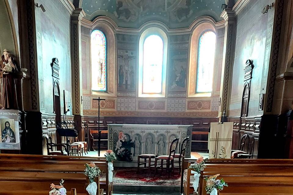 Dans l'eglise