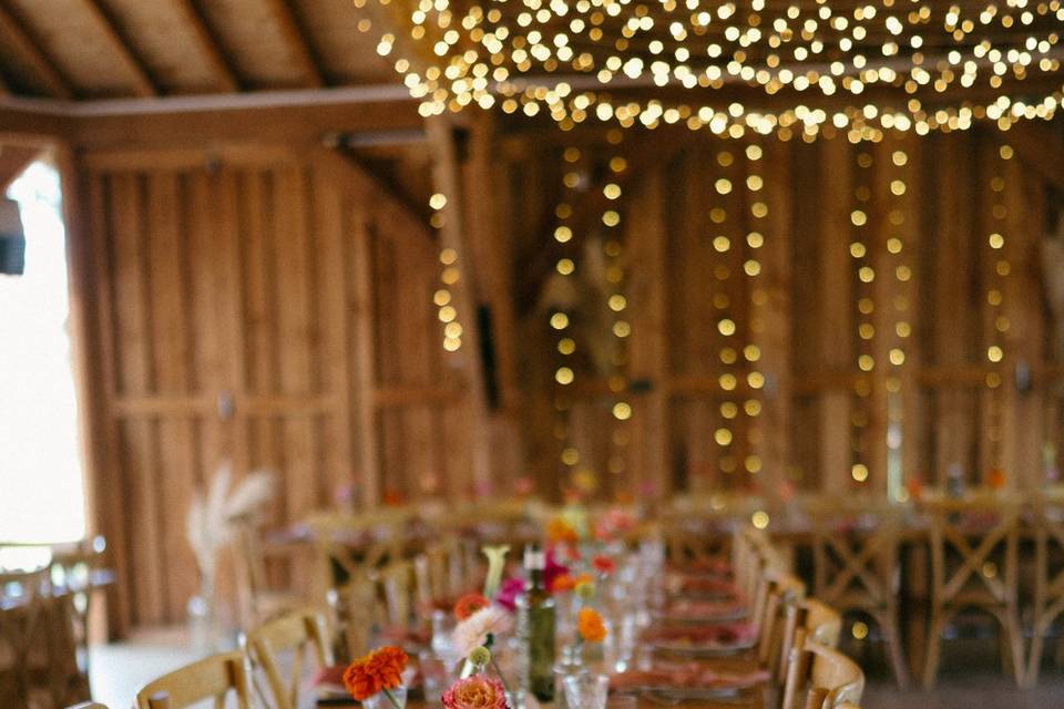Tables colorées