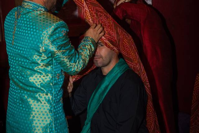 Pose de turban