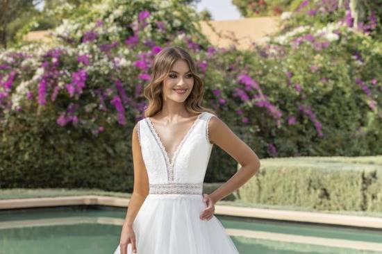 Robe princesse style champêtre