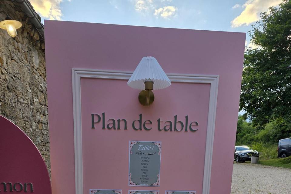 Ewel Events Plan de table