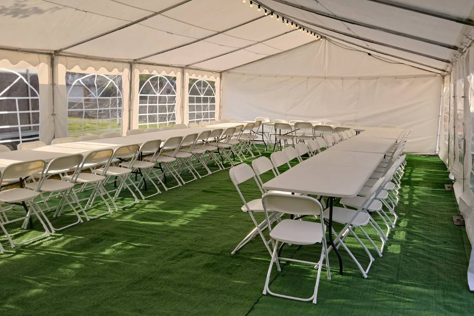 Tente de reception