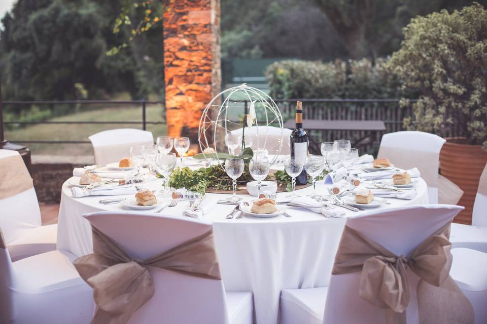 Déco table mariage provence