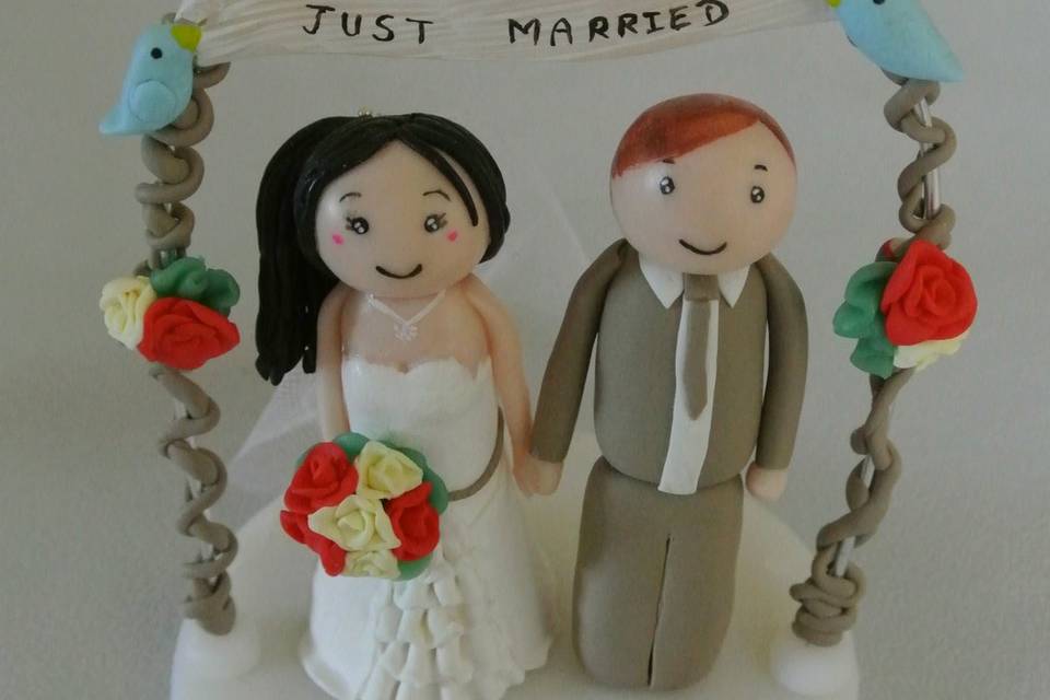 Cake topper arche