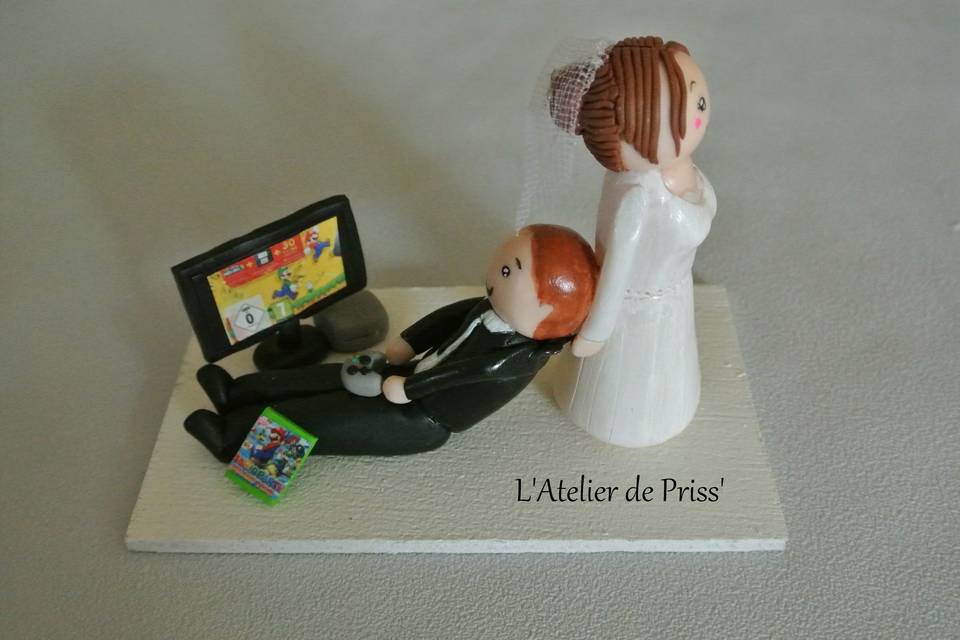 Cake topper humour 