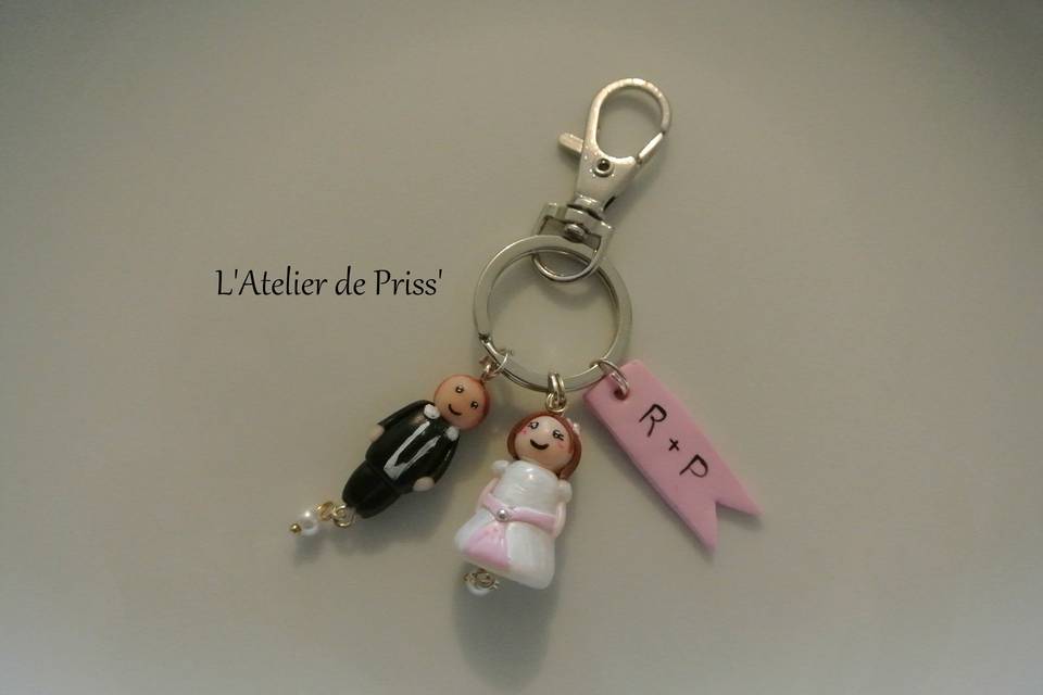 Porte-clé cadeau invité