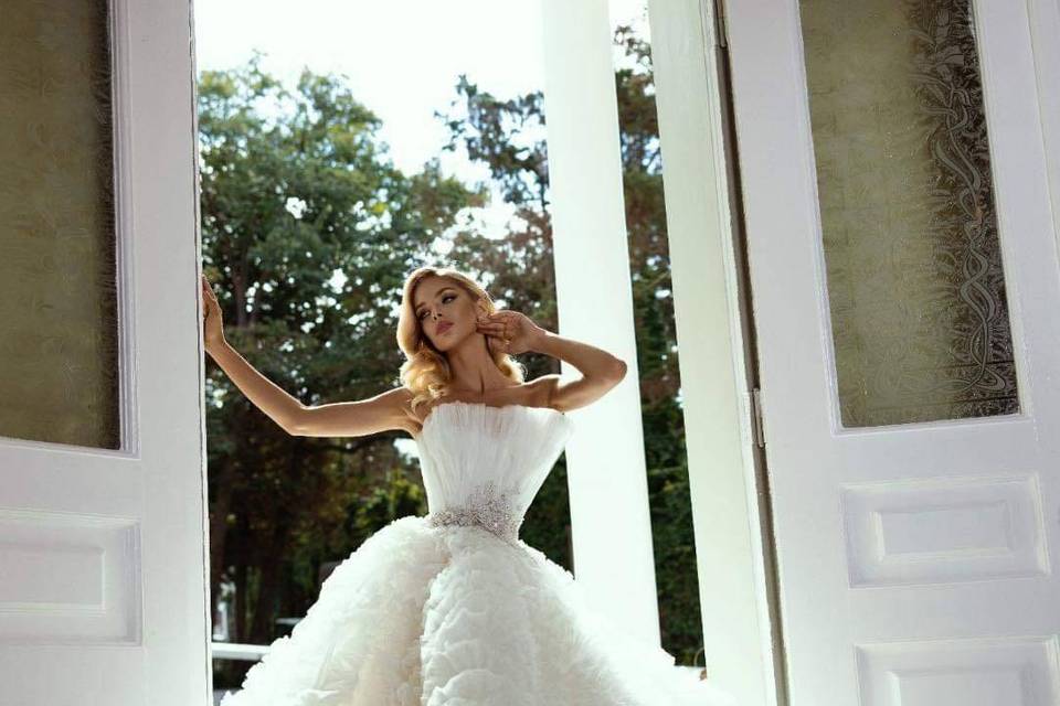 Robe de mariée princesse tulle