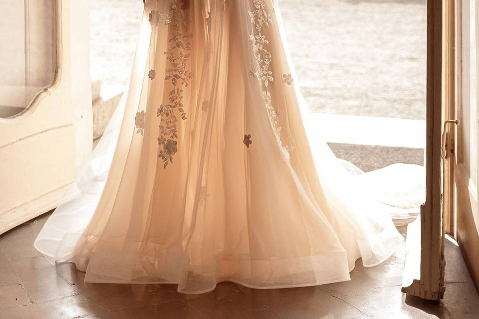 Robe de mariée trapèze