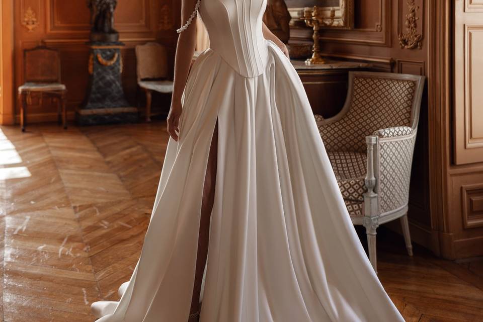 Robe de mariée trapèze