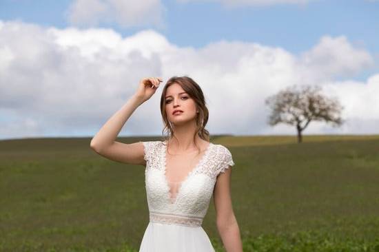 Robe de mariée boheme chic