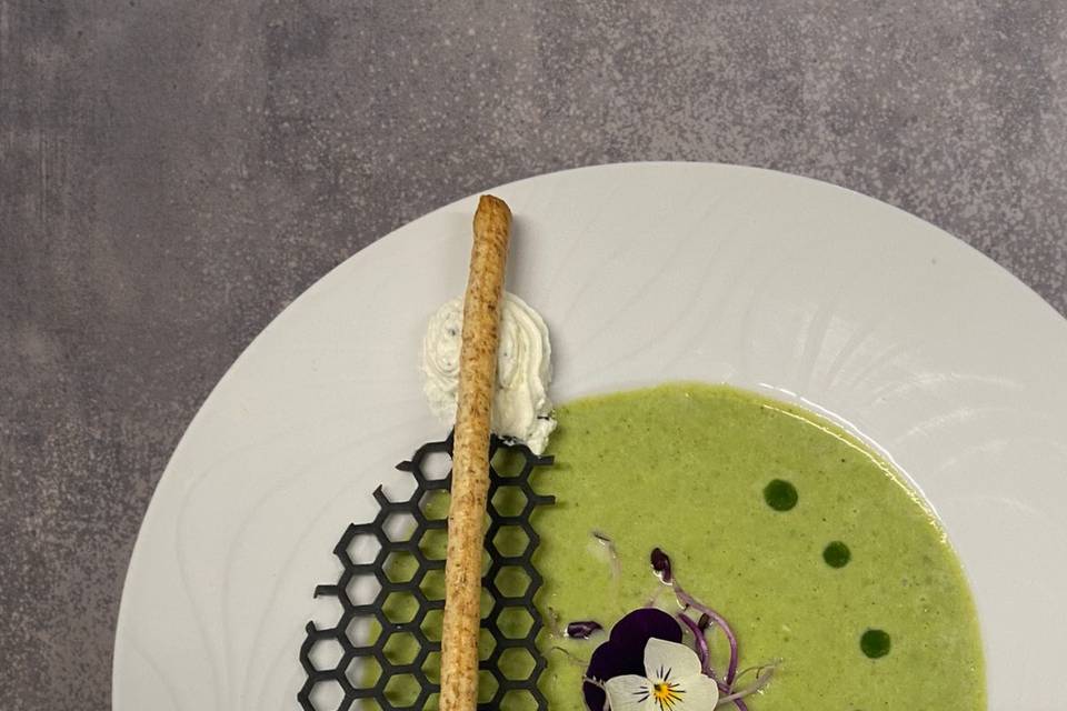 Velouté de petits pois