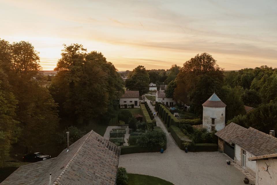 Domaine vu du ciel