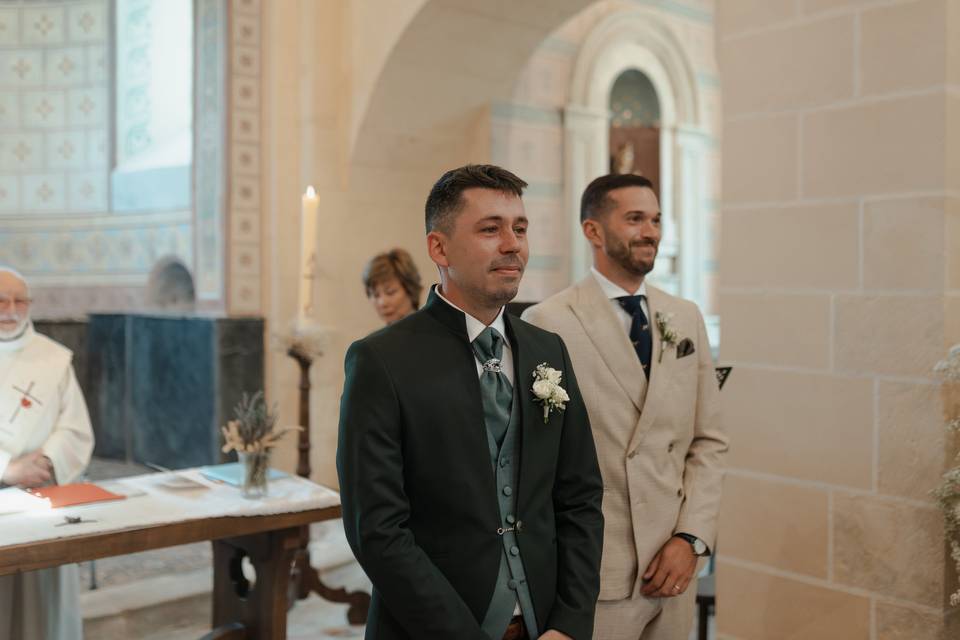 Découverte de la mariée