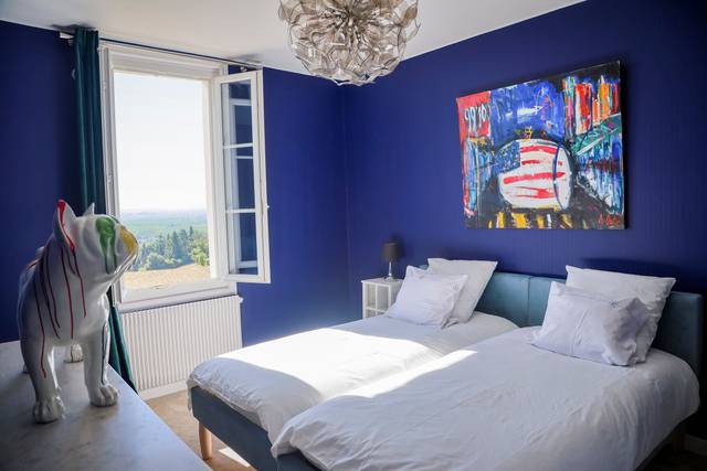 Chambre bleue