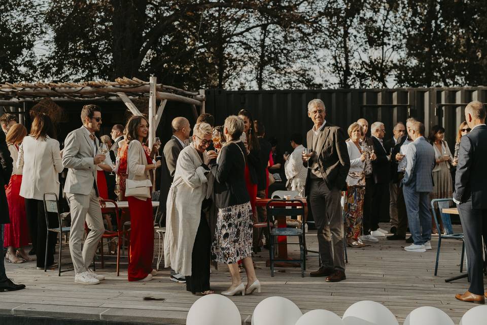 Vin d'honneur au château