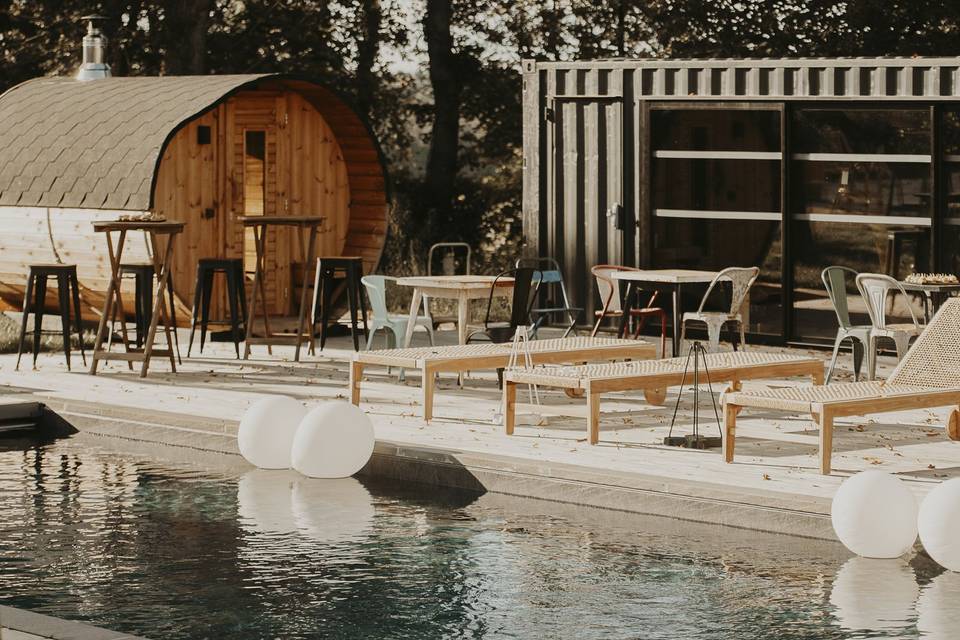 Sauna et salle de sport