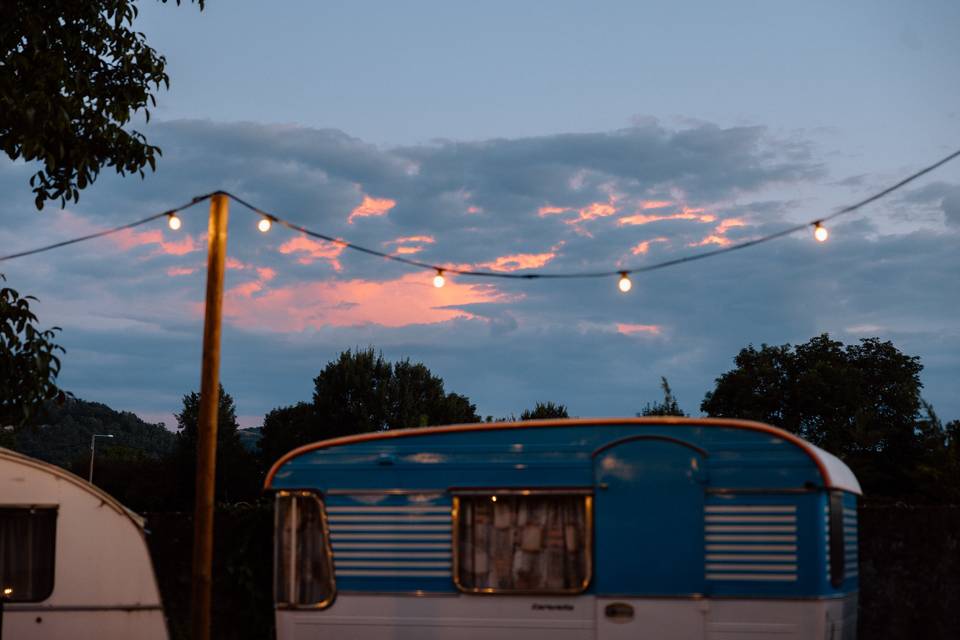 Espace glamping d'été