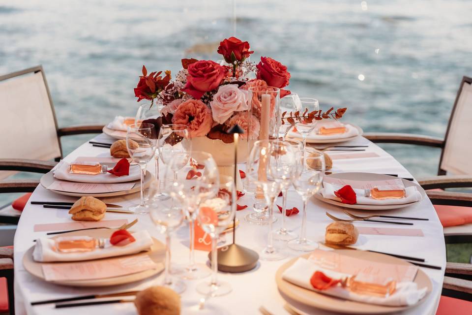 Table wedding Magenta