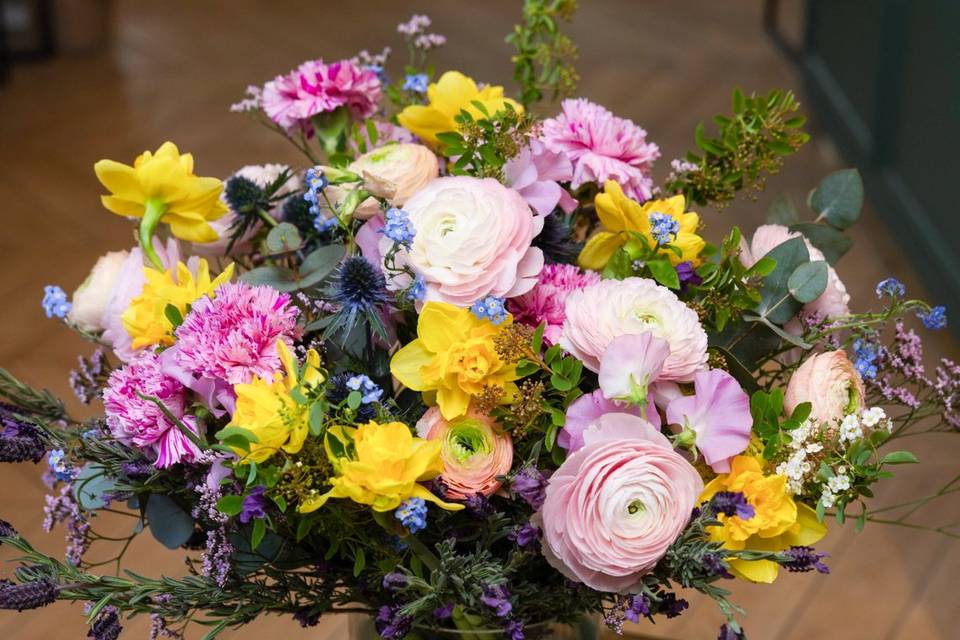 Bouquet dans vase
