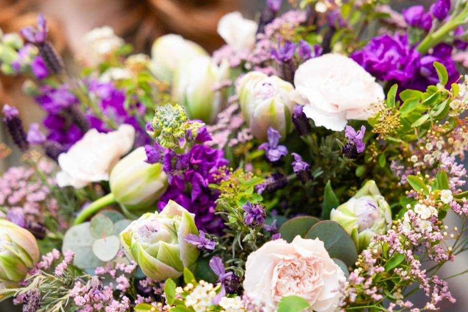 Bouquet fleurs champêtres