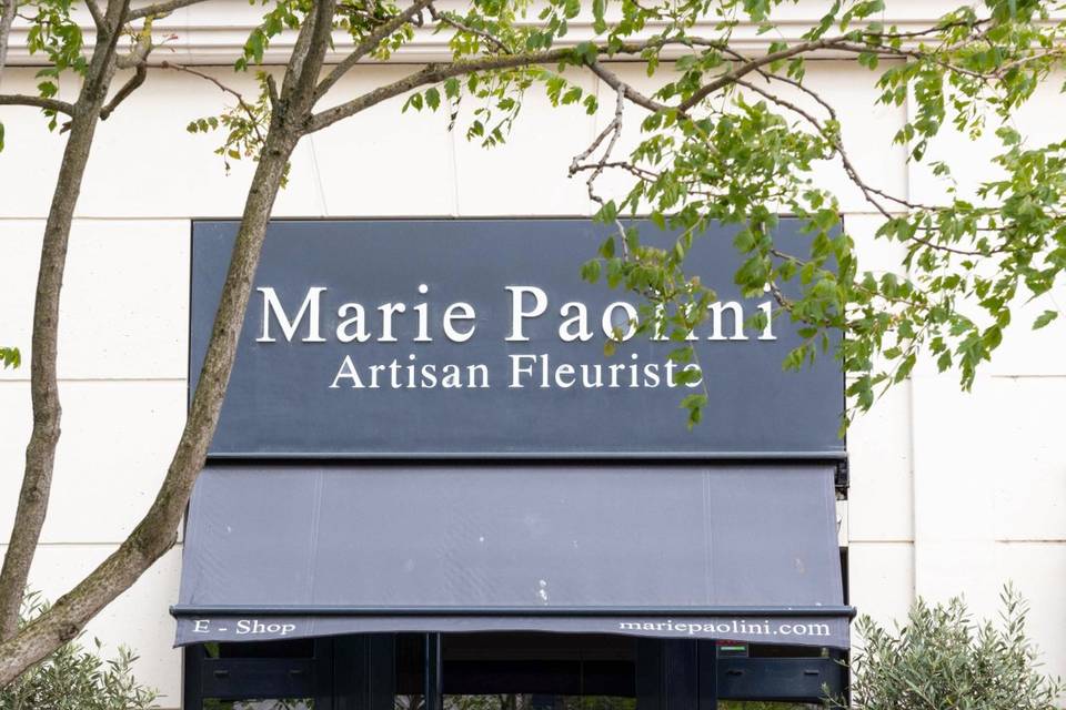 Devanture magasin fleuriste
