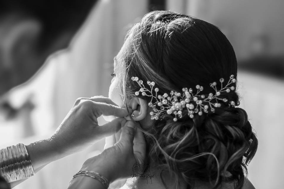 Préparation de la mariée