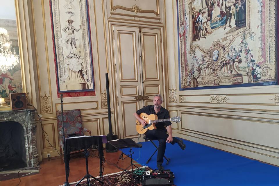 Mariage chateau duo musique 37