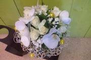 Bouquet blanc et jaune