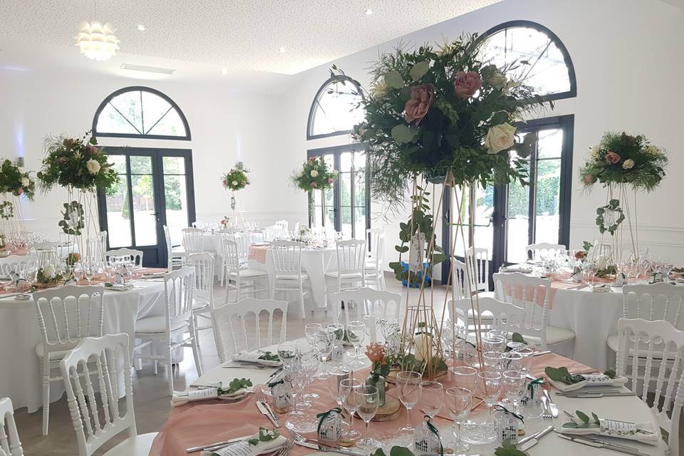 Chaises Napoléon blanches