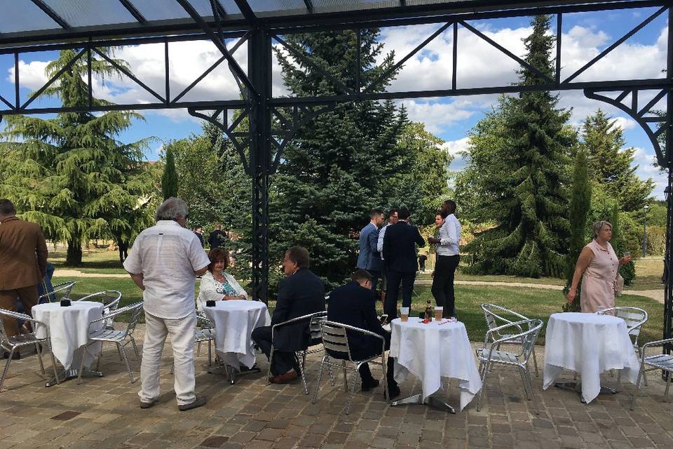 Pergola accès parc