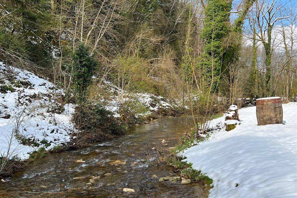 Sous la neige