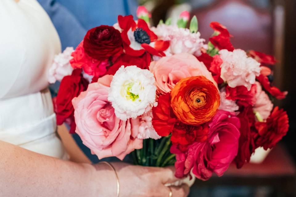Bouquet rouge