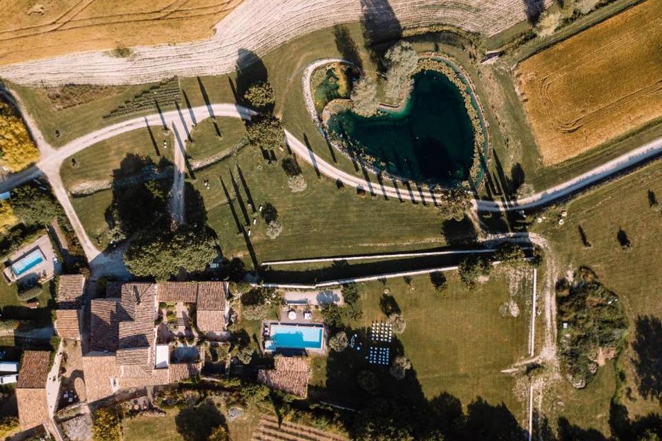 Notre domaine vue aérienne