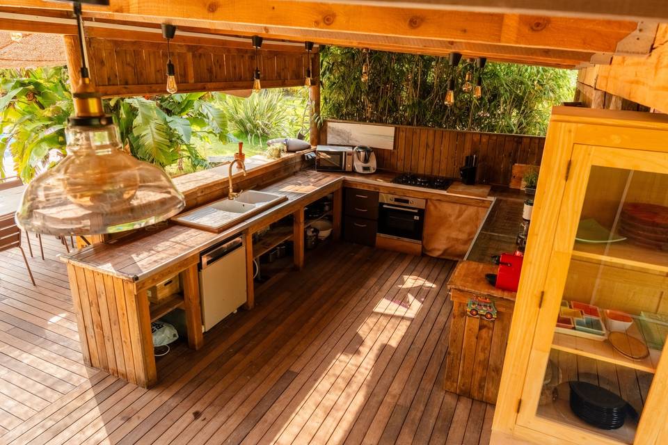 La cuisine équipée d'extérieur