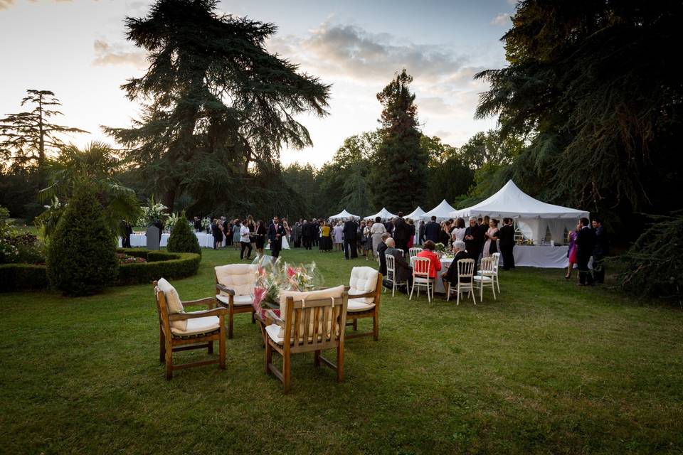 Cocktail dans le parc