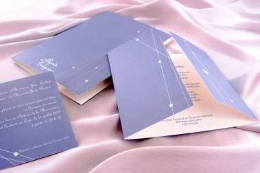 Faire parts mariage constellations