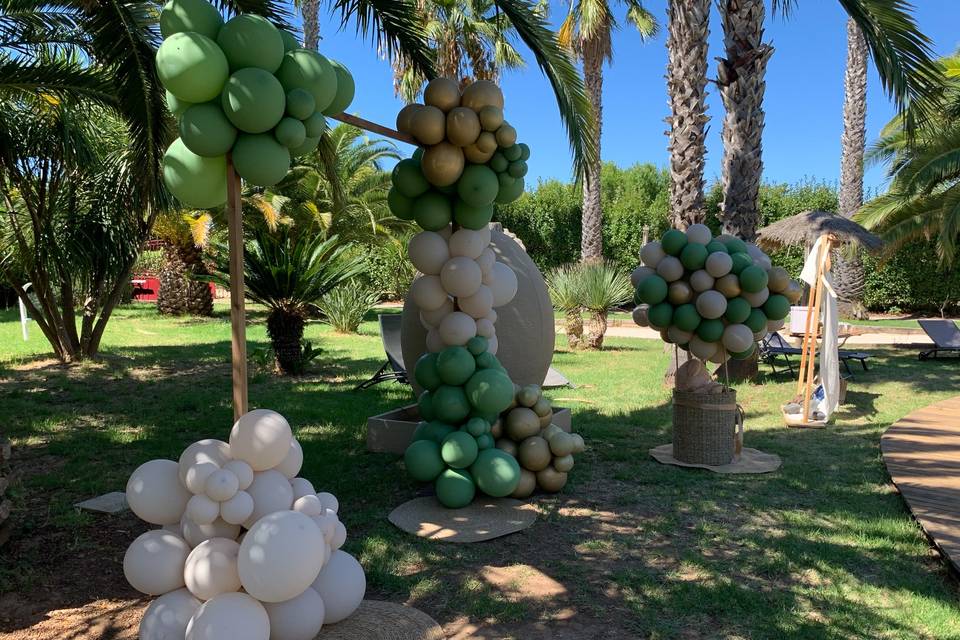 Jardin décoré