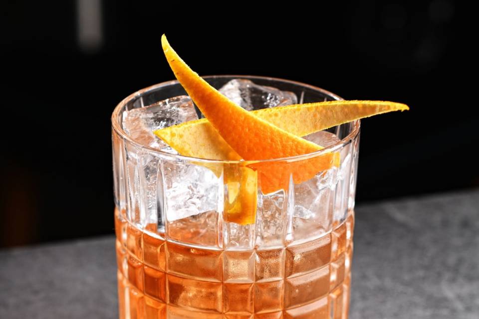 Negroni au zeste d'orange