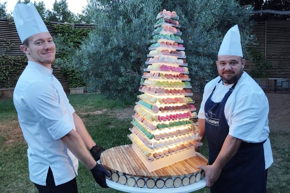 Pyramide de macarons