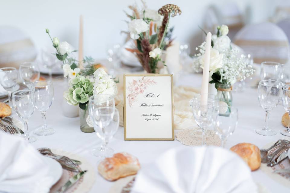 Mariage raffiné et élégant