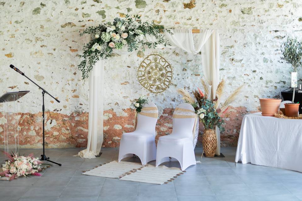 Mariage bohème chic